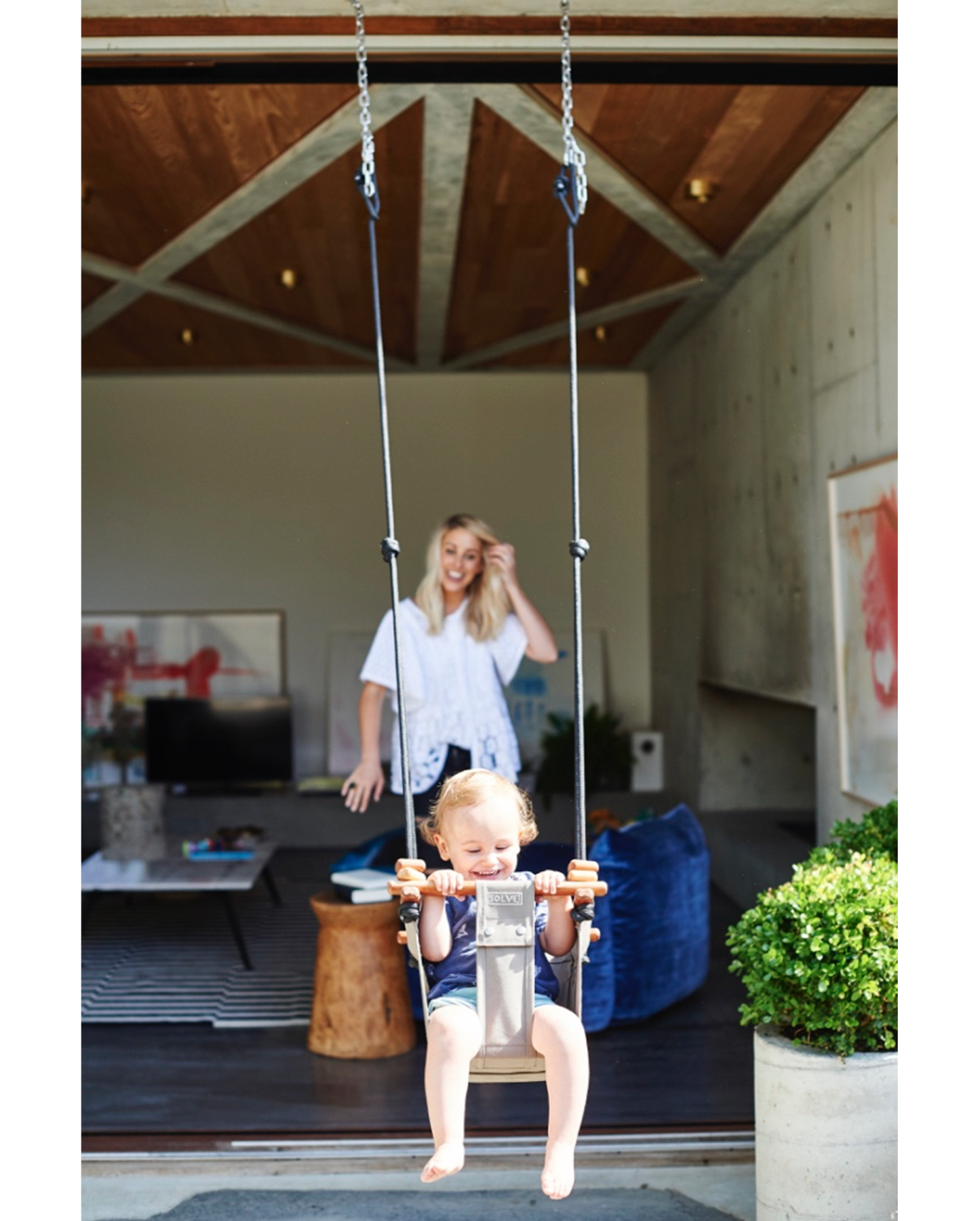 Baby Toddler Swing - Classic Taupe