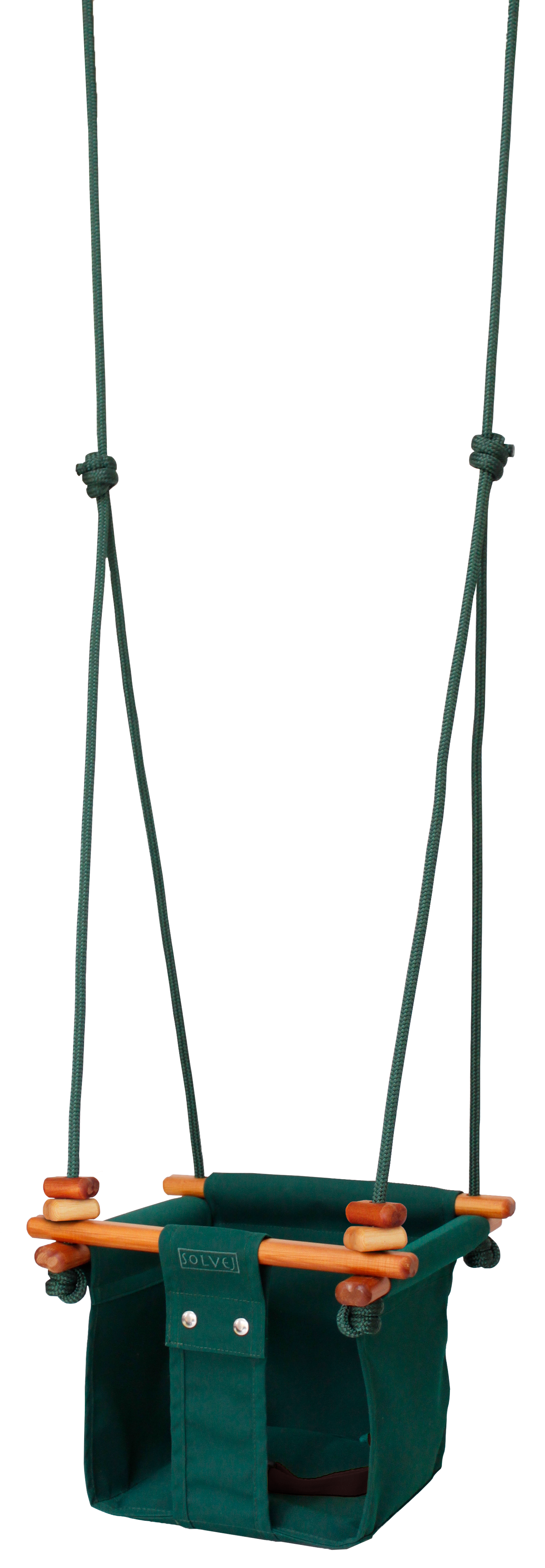 Infant swing in green