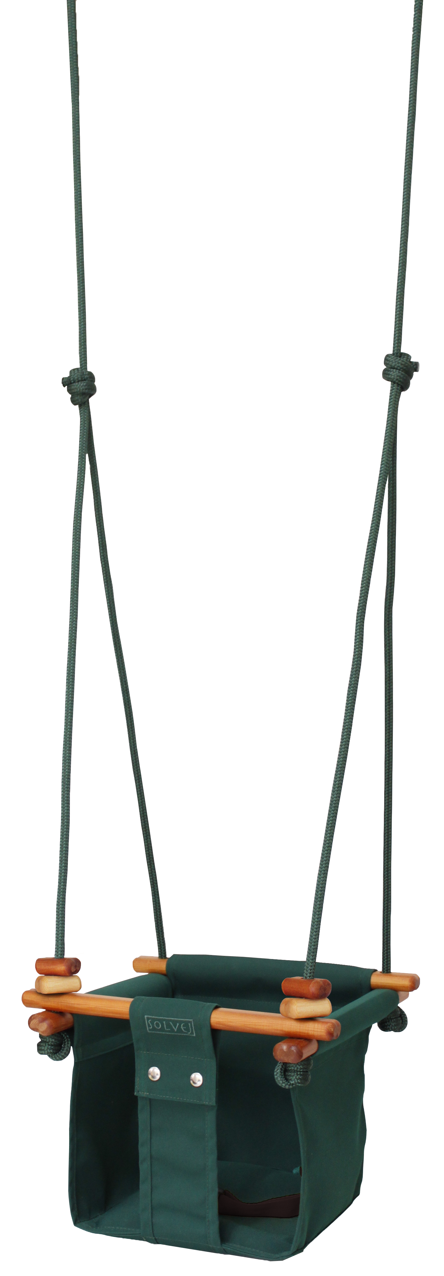 Infant swing in green
