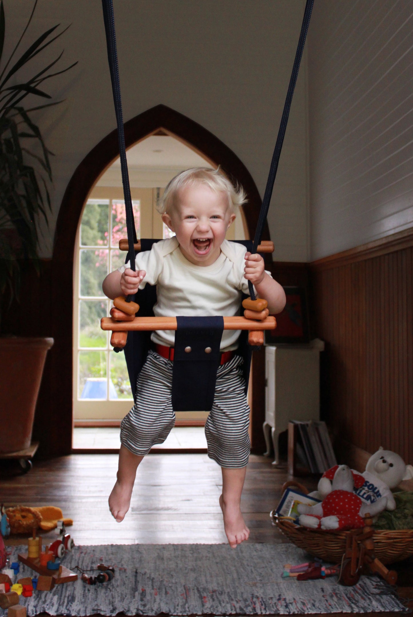infant swing in Navy