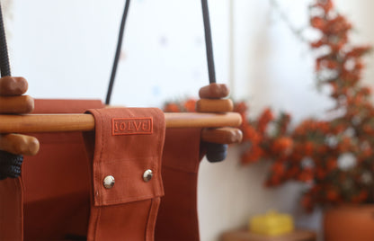 Baby Toddler Swing - Autumn Rust
